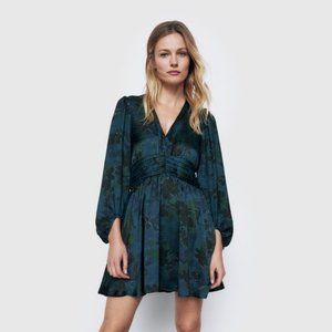 Draped Dress with pleasted empire waist Size Small